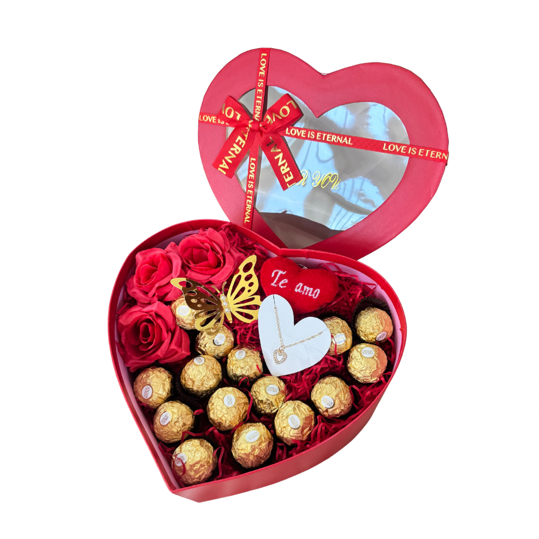 Regalo San Valentín Corazón Chocolates