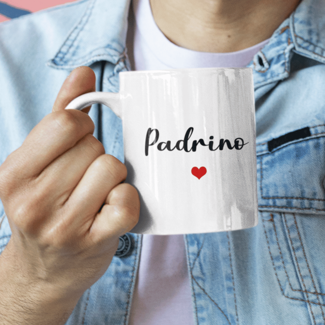 Taza Blanca para Padrino