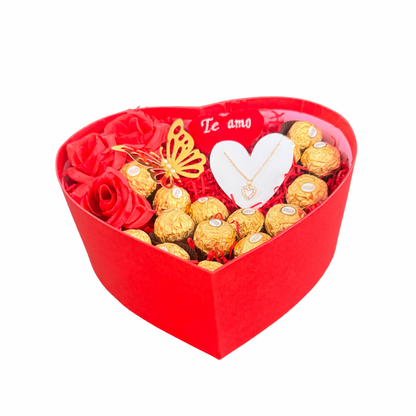 Regalo San Valentín Corazón Chocolates