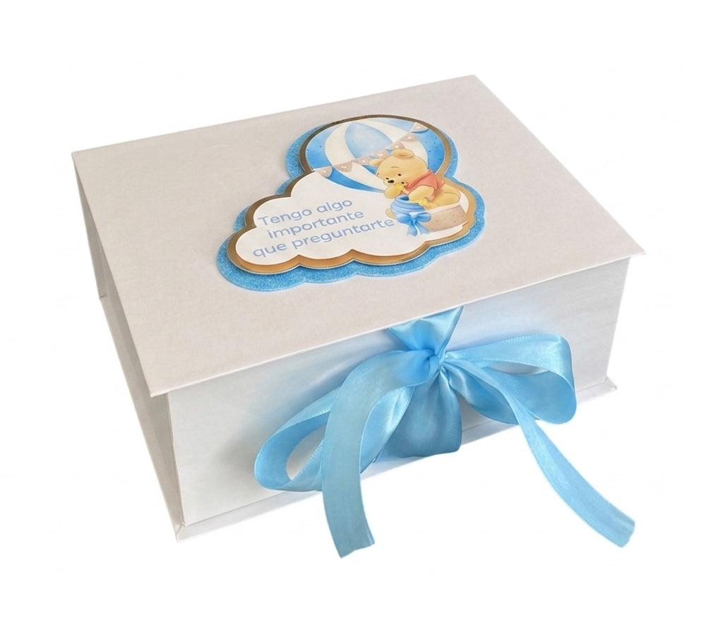Caja Propuesta Regalo Padrinos Termos Rompecabezas