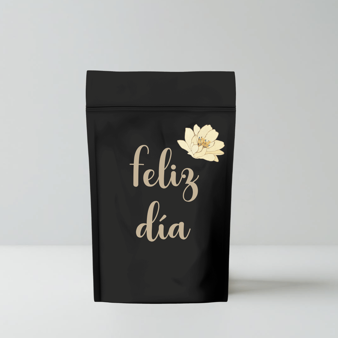 Bolsa de café con mensaje personalizable
