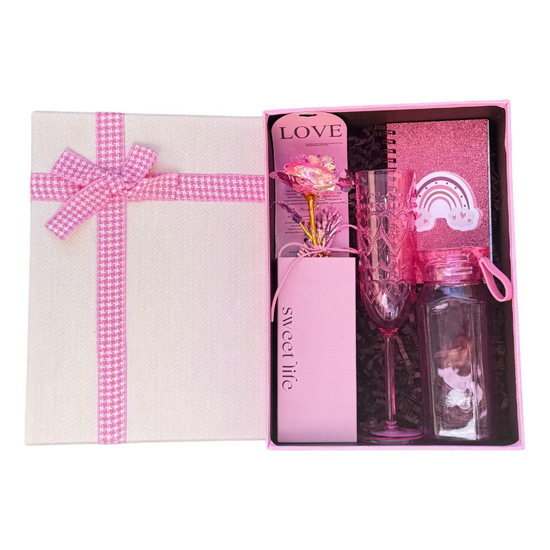 Caja Para Mujer Mama Madre Rosa Copa - Envia Tu Regalo