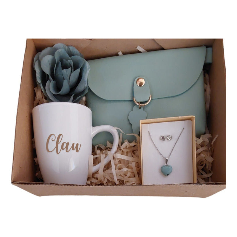 Juego De Taza Con Monedero Y Collar