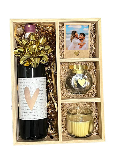 Botella de vino personalizada Gift Box