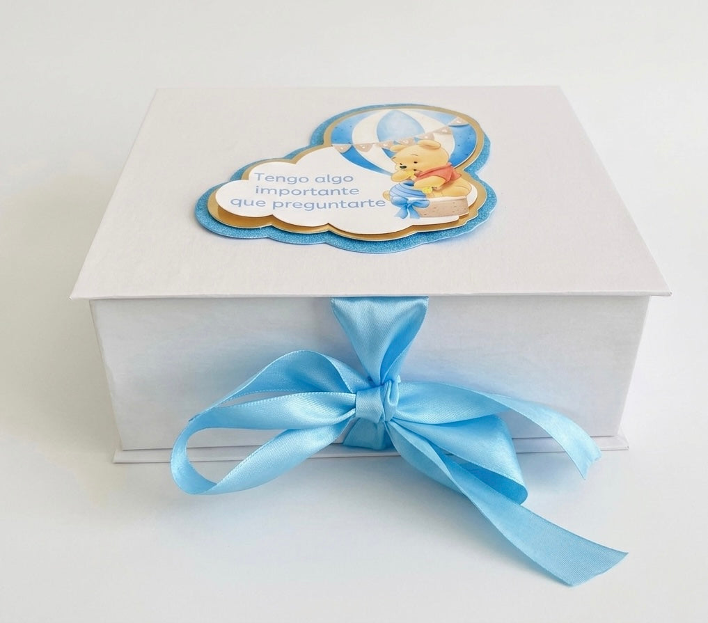 Caja Propuesta Regalo Padrinos Termos Rompecabezas