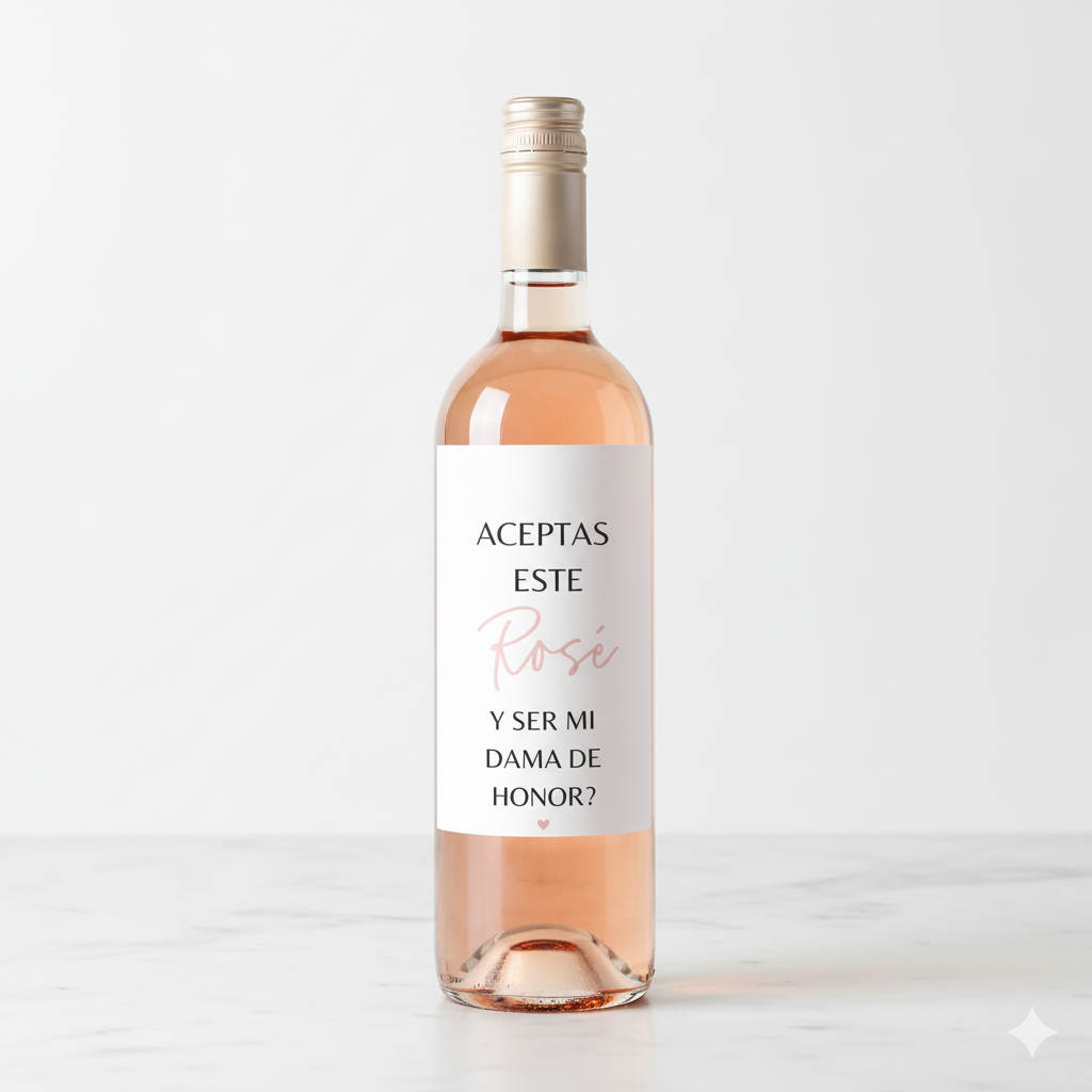 Botella de vino con etiqueta personalizada - Envia Tu Regalo