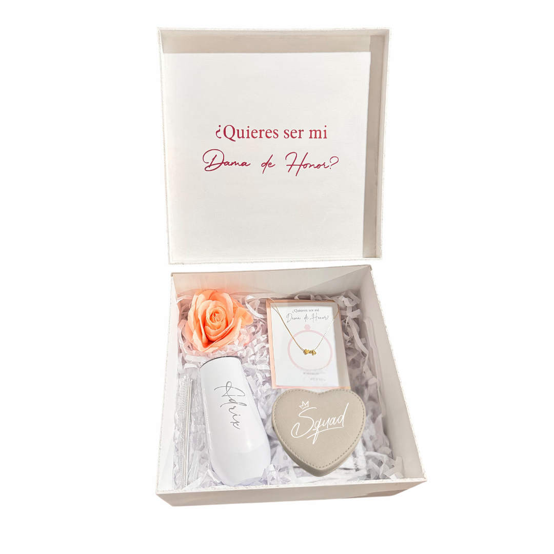 Regalo Para Mujer, Dama De Honor, Cumpleaños, Agradecimiento