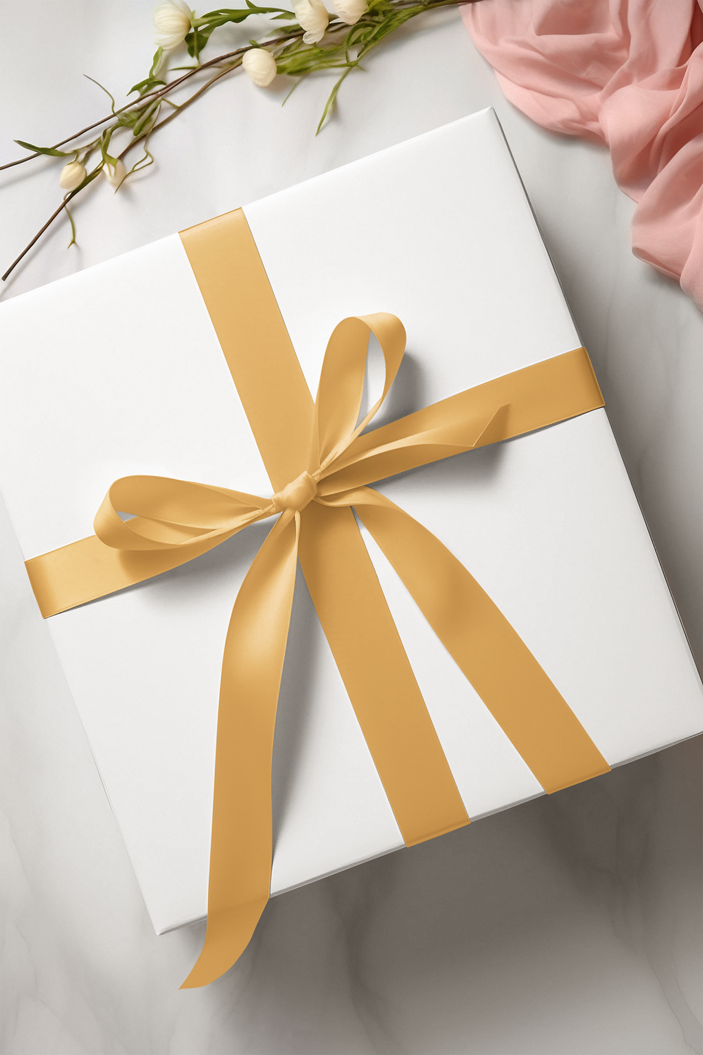 Caja de cartón con listón - Envia Tu Regalo