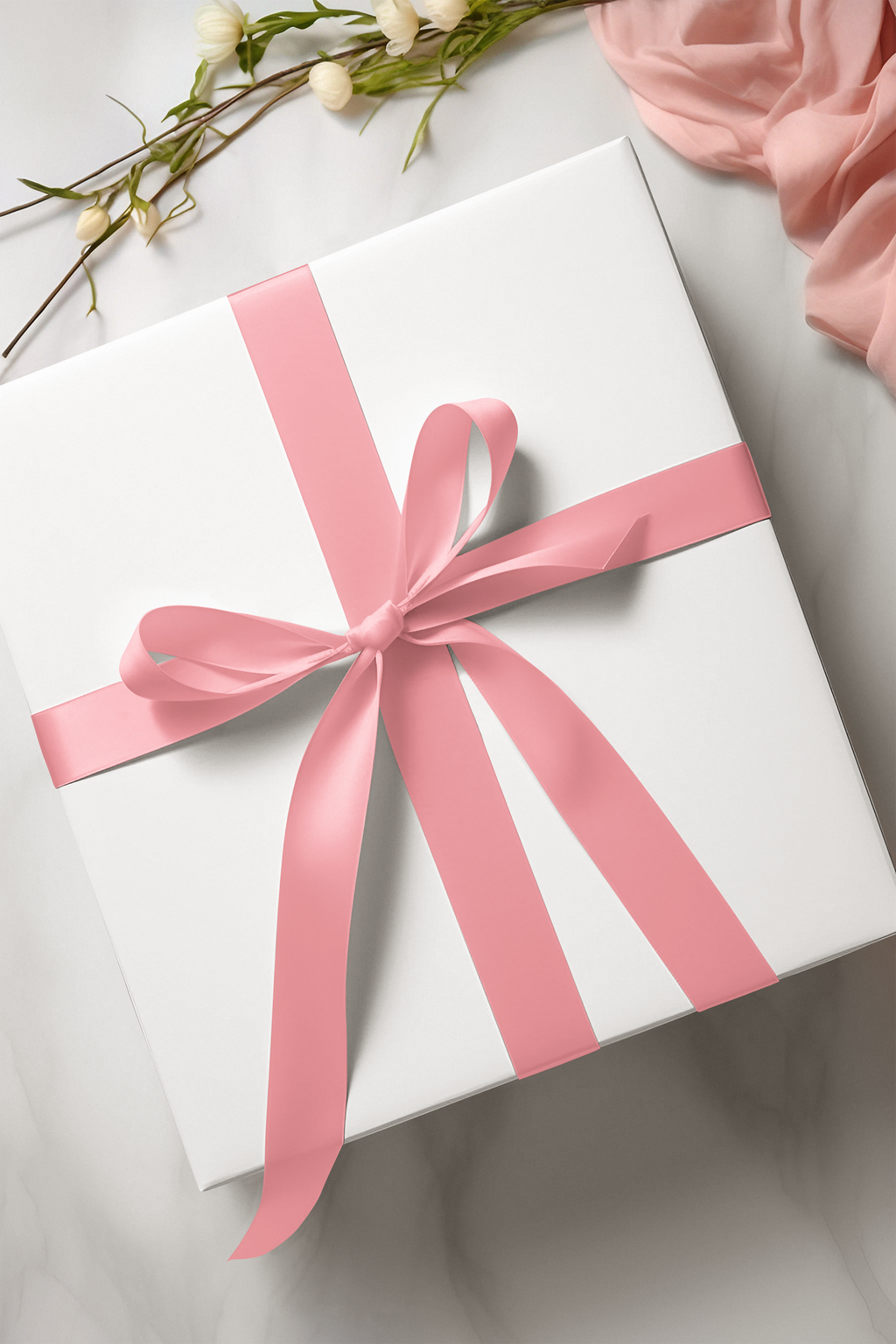 Caja de cartón con listón - Envia Tu Regalo