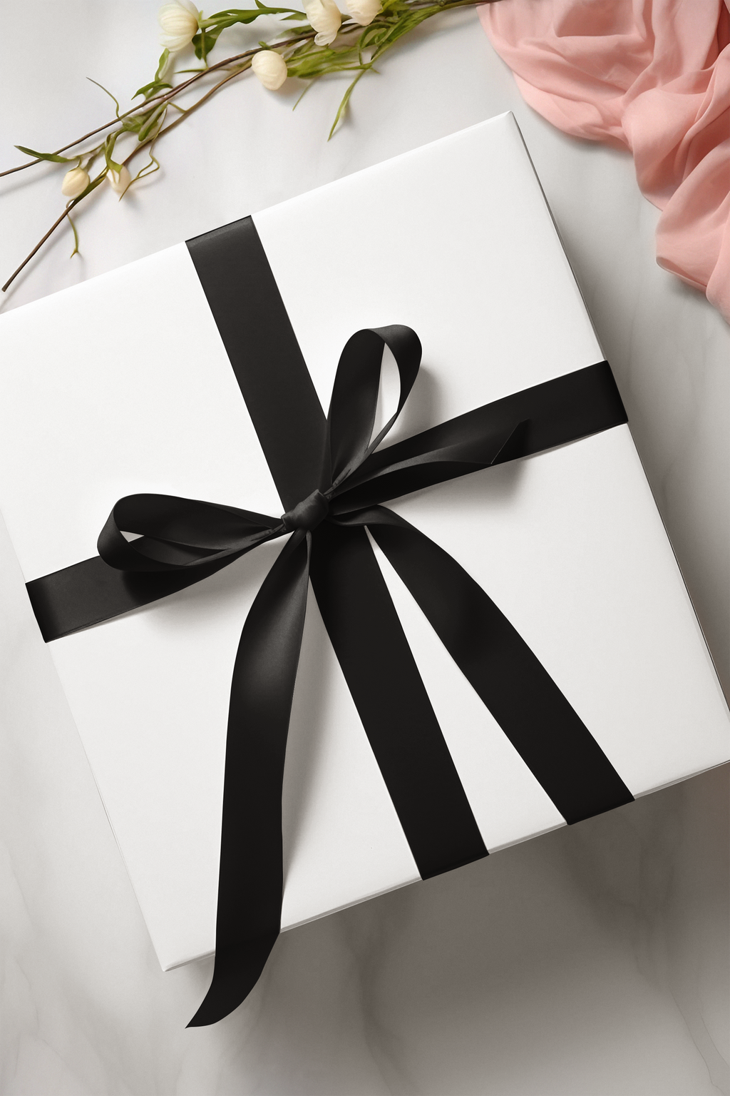 Caja de cartón con listón - Envia Tu Regalo