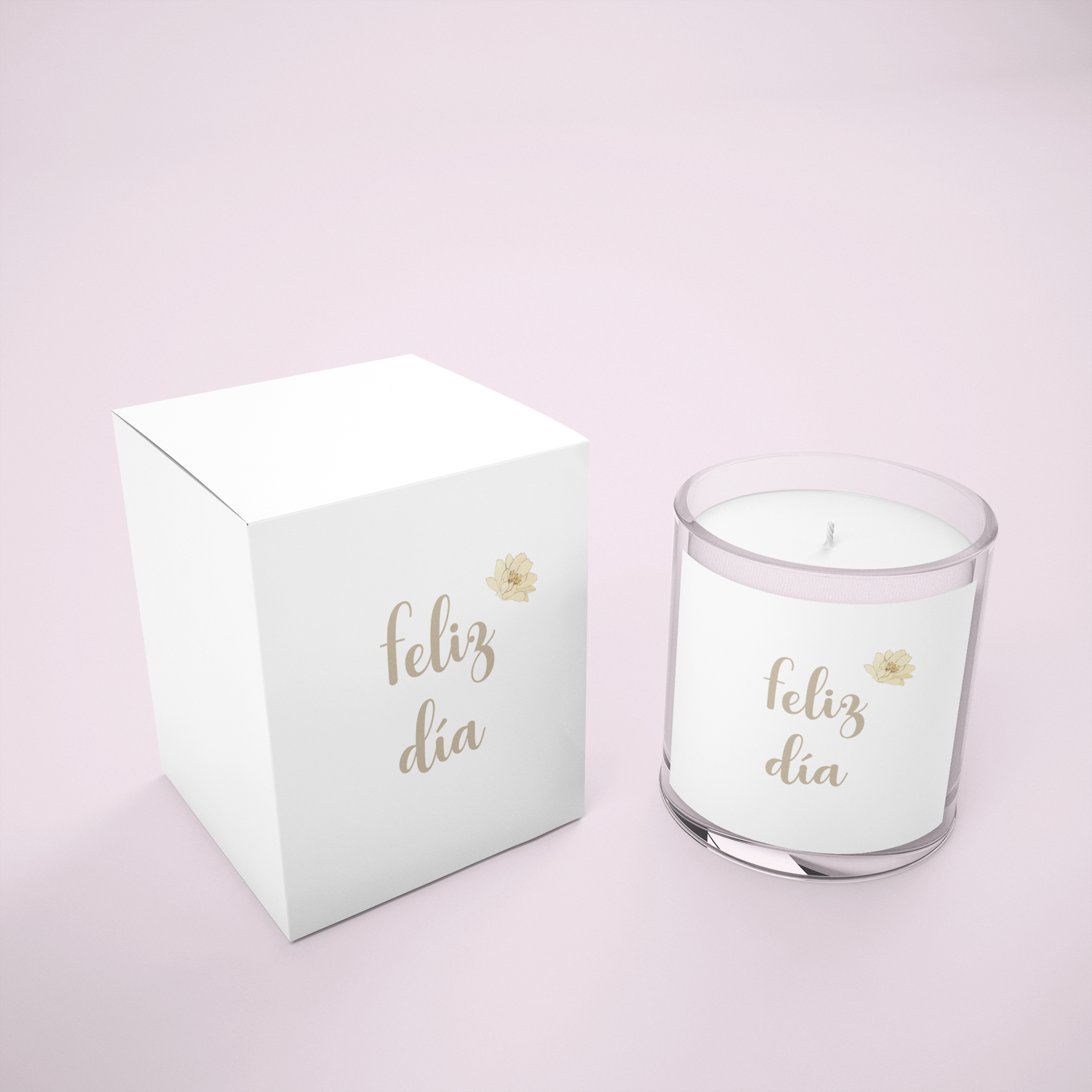 Vela aromática con cajita - Envia Tu Regalo